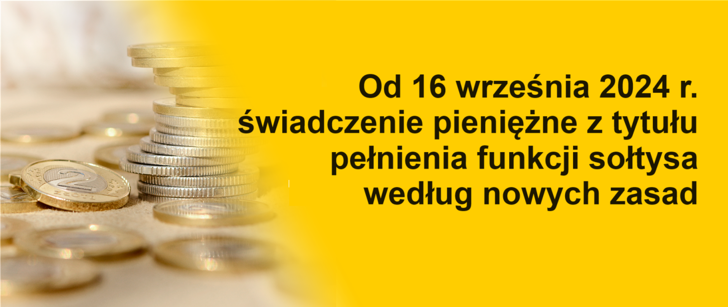 Od 16 września 2024 r. świadczenie pieniężne z...